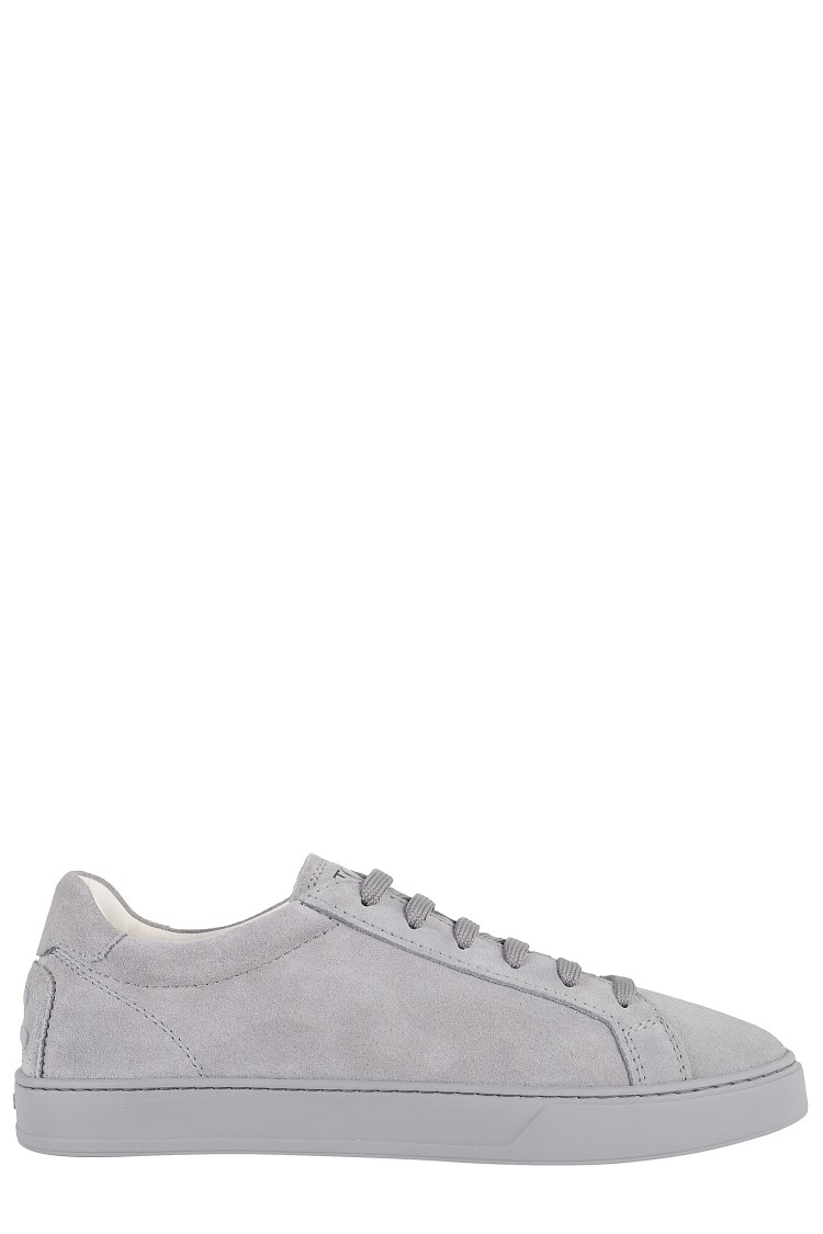 Tod's Modern Suede Sneakers In Grey