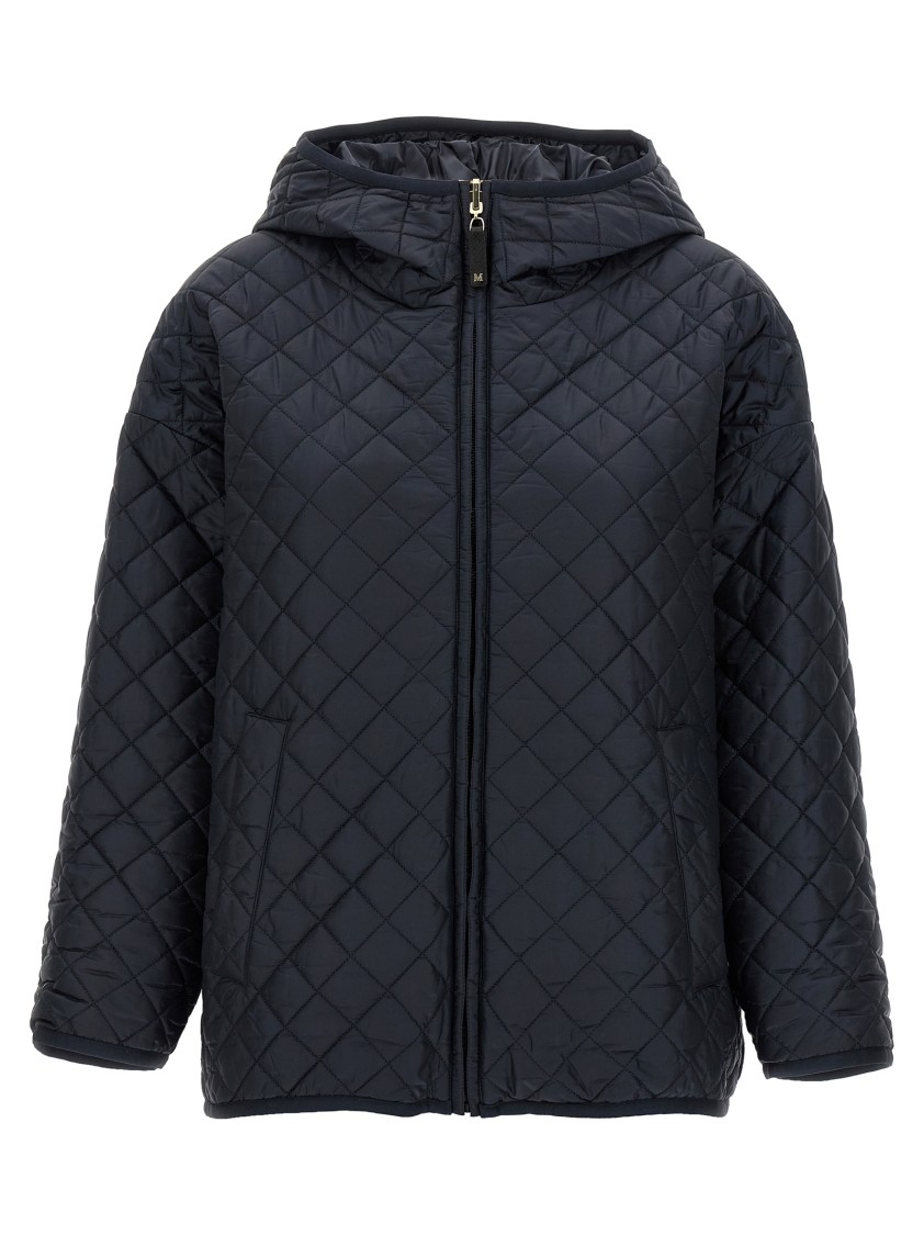 Max Mara 'leo' Reversible Jacket In Black