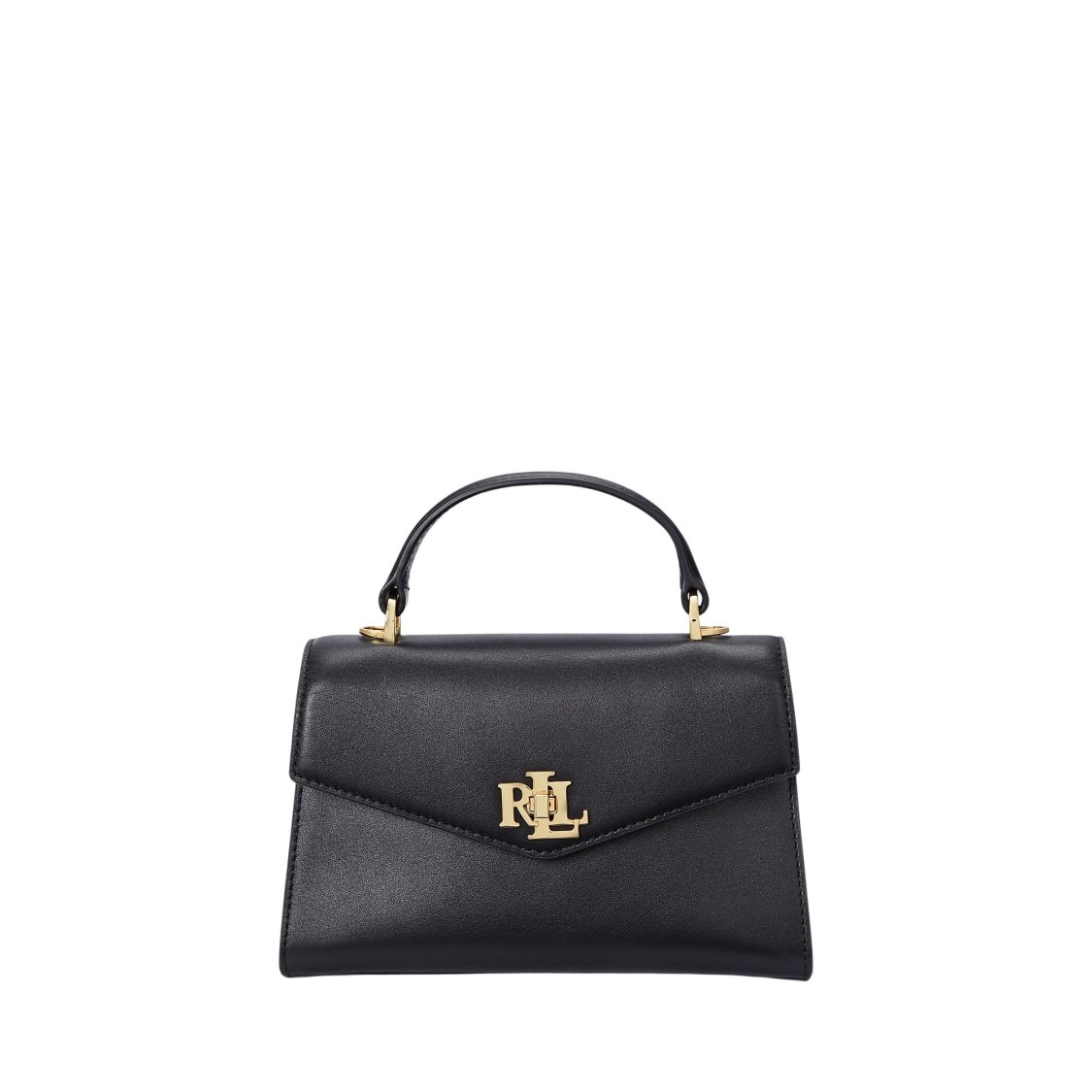 Ralph Lauren Lauren  Farrah Sm Satchel Small In Black