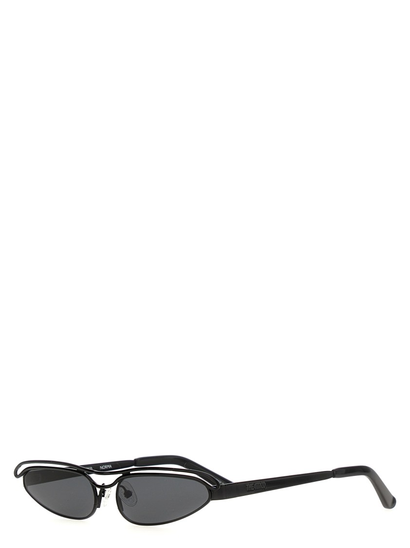 Attico The 'norma' Sunglasses In Gray