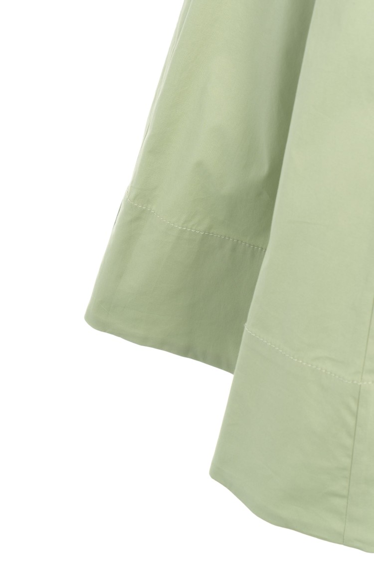 Staud Wylie Stretch Cotton Minidress