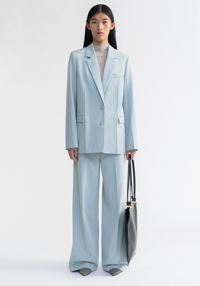 Shop Aeron Tonka - Single-breasted Blazer In Blue