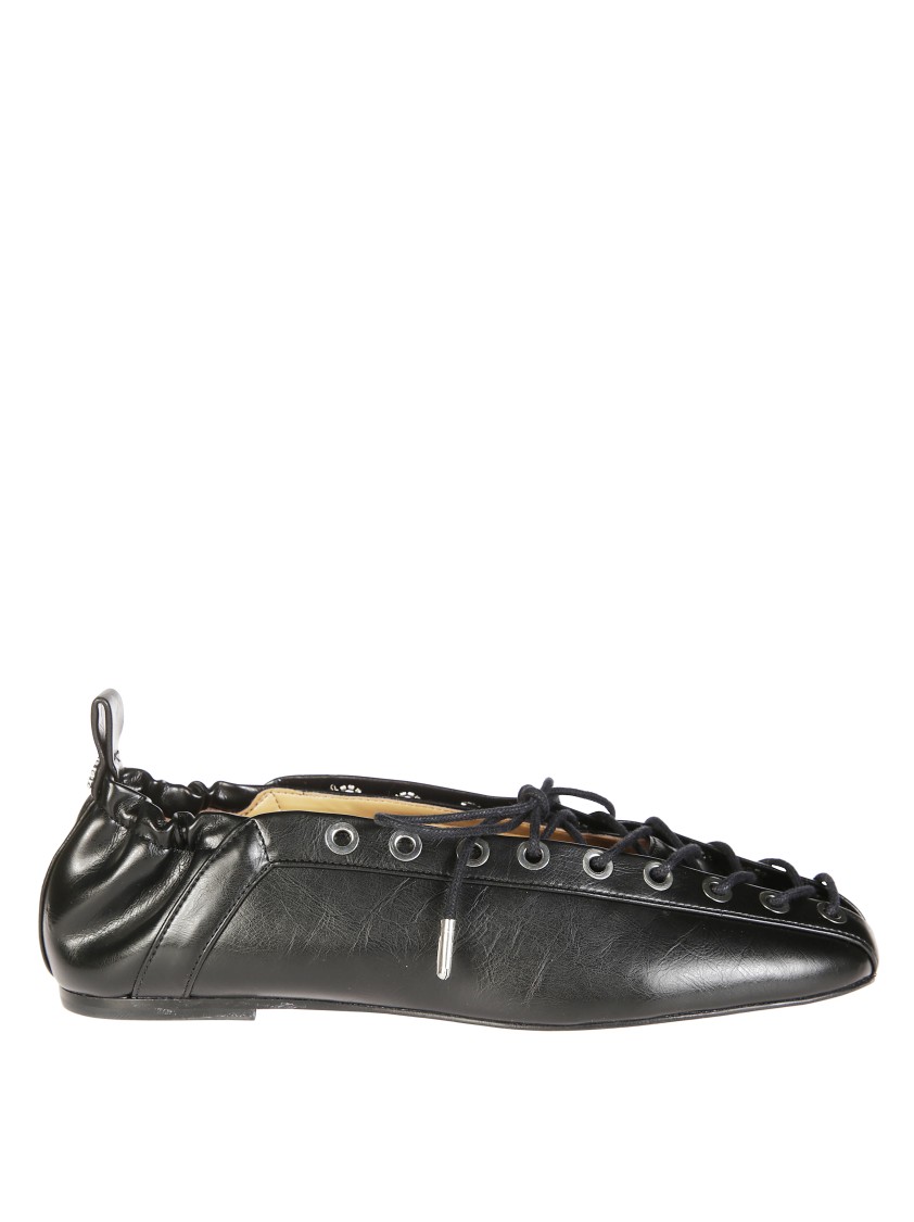 Ganni Ballet Flats With Pointed Toe