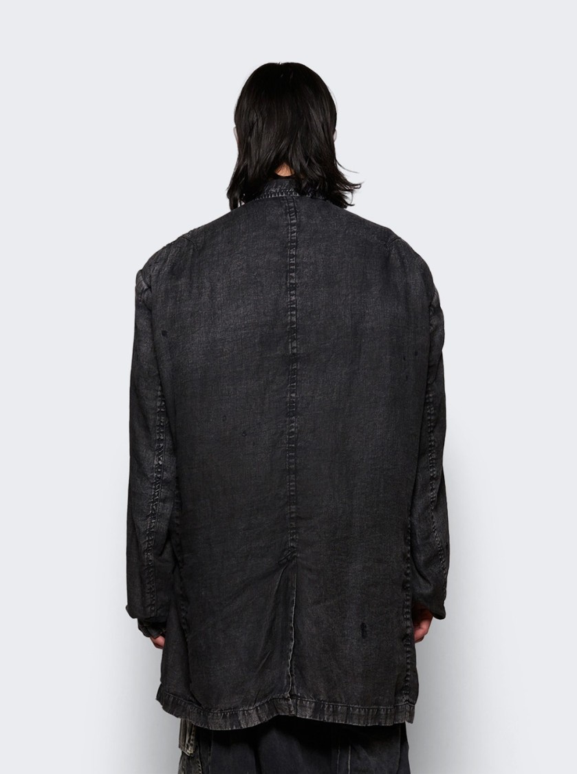 Miharayasuhiro Maison Mihara Yasuhiro Aged Jacket Black In Blue