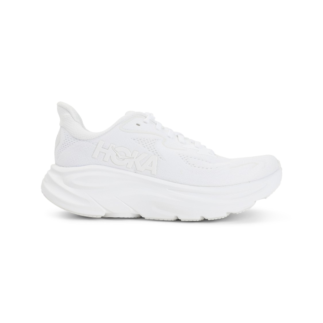 Hoka White Clifton 10 Sneakers