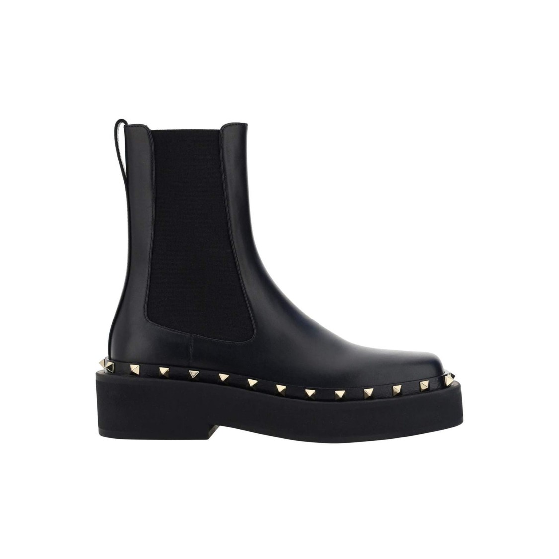 Valentino Garavani Rockstud M-way Ankle Boots In Black