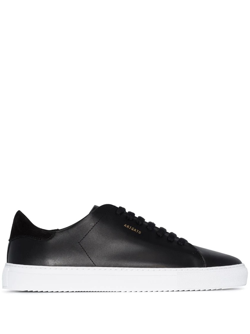 Axel Arigato Clean 90 Smooth Leather Sneakers In Blue