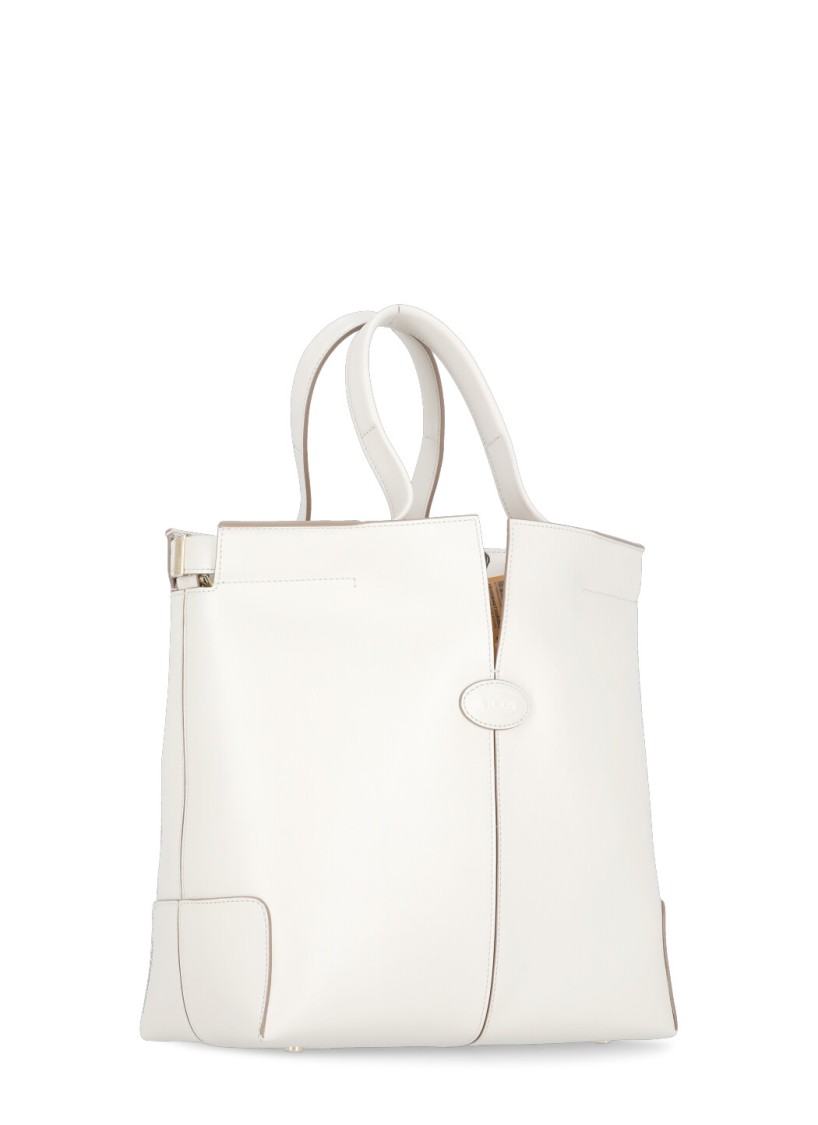 TOD'S TOD'S IVORY LEATHER BAG