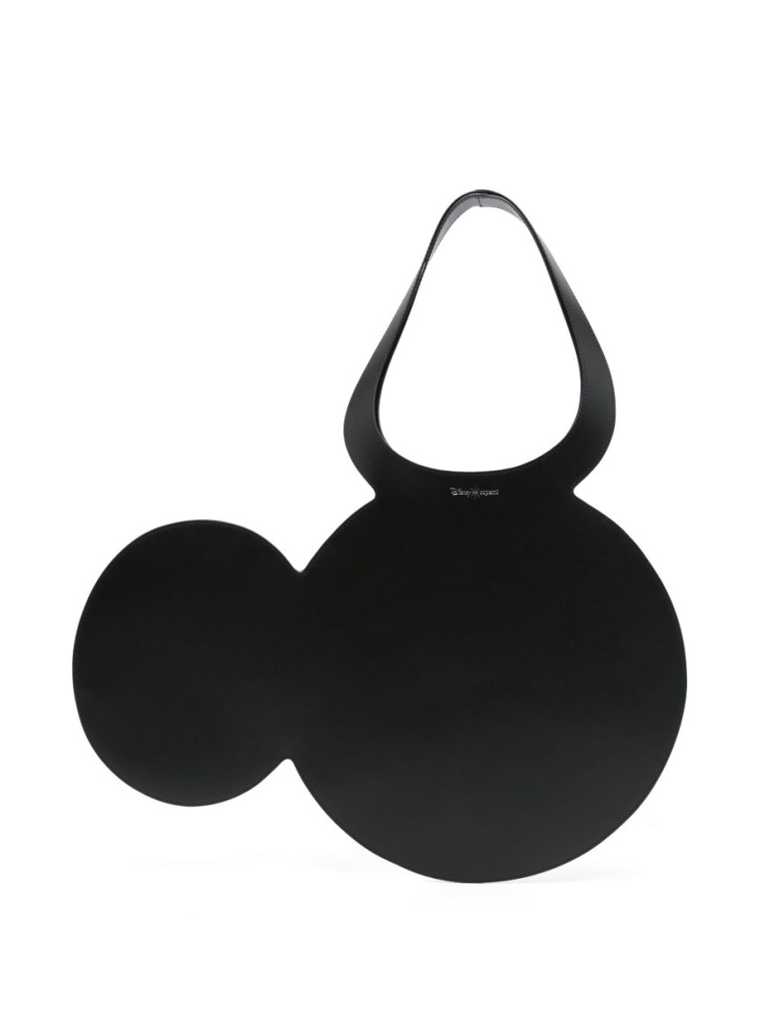 Coperni Mickey Mouse-inspired Black Calfskin Tote Bag