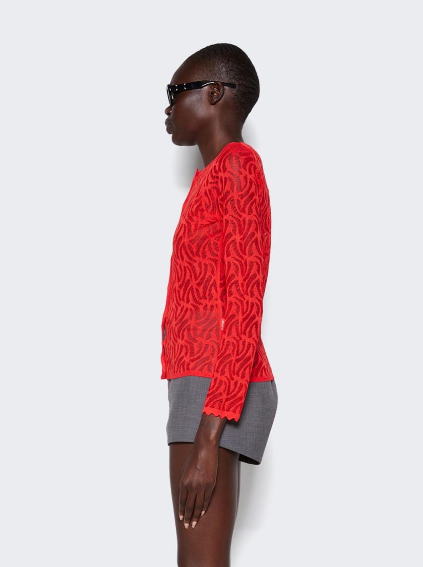 Shop Diotima Portia Lace Knit Cardigan