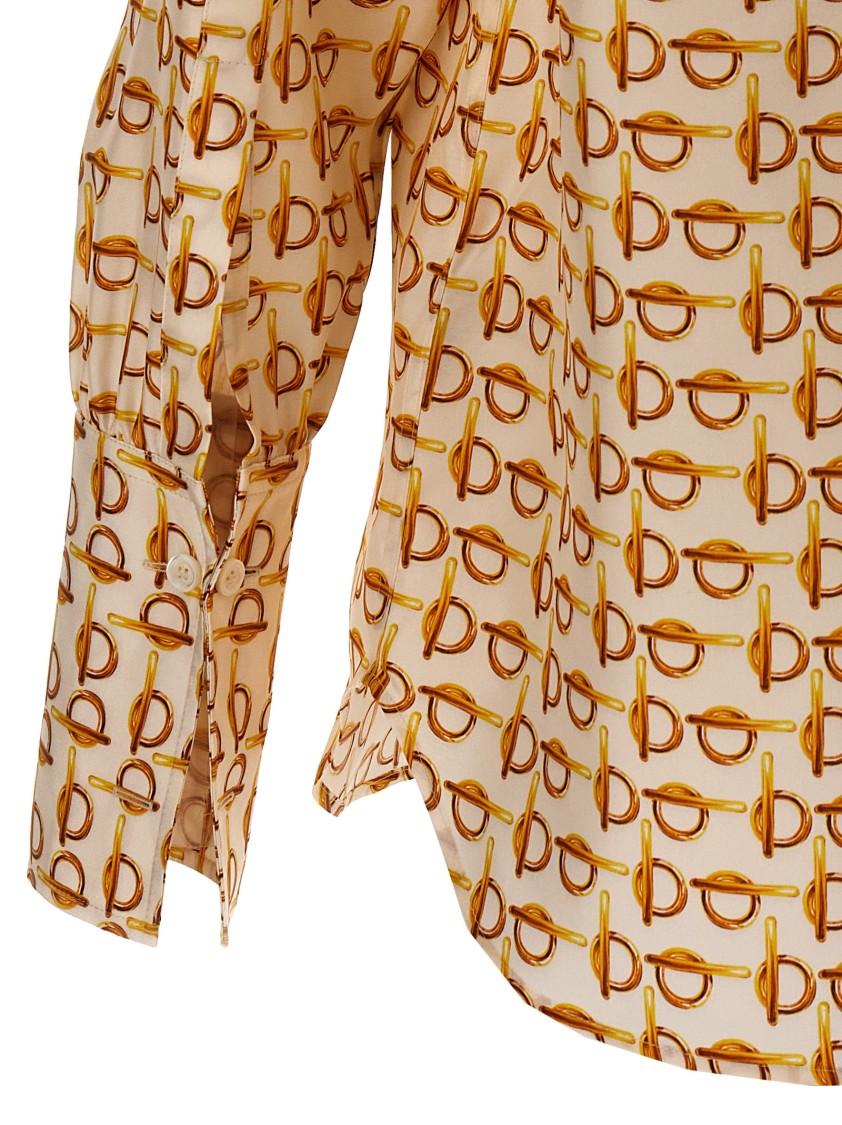 Burberry Shirts In Yellow