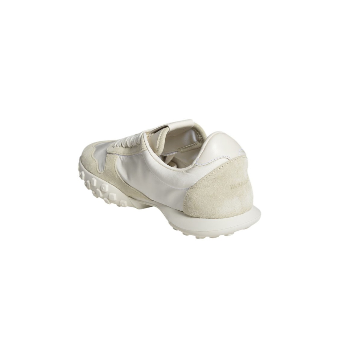 Jil Sander Women White Leather And Suede Moon Sneakers In White