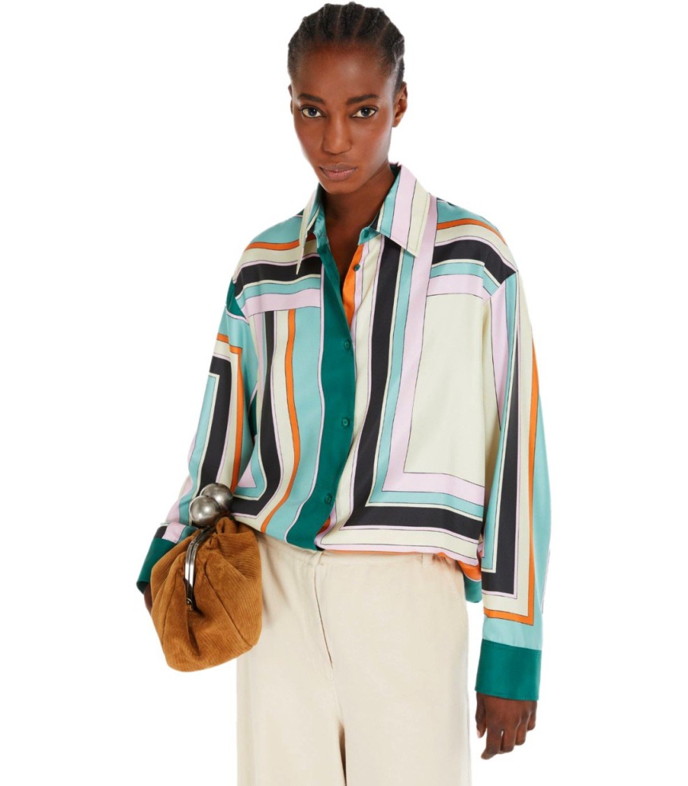 Max Mara Weekend Formia Multicolored Shirt In Multi