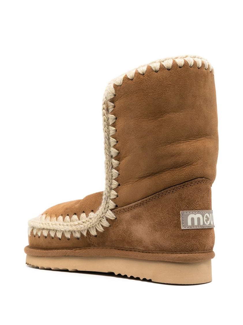 Mou Eskimo Ankle Boots In Brown