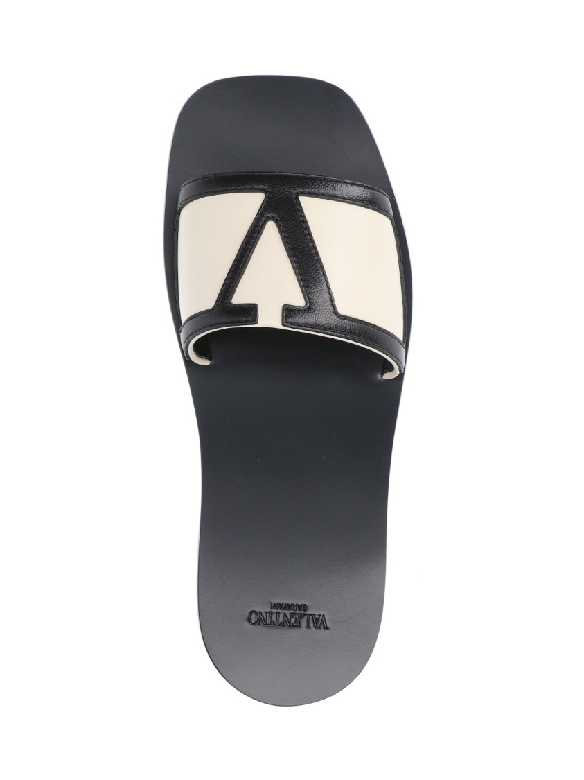 Shop Valentino Garavani Superstar' Slide Sandals – Black