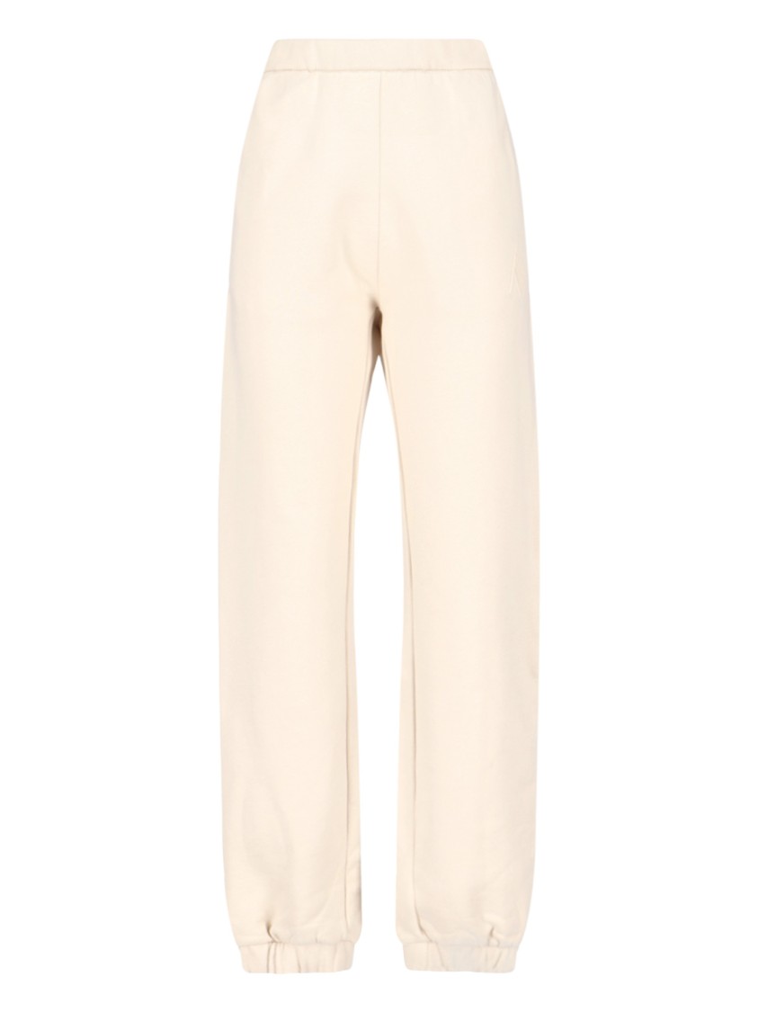 ATTICO THE ATTICO "PENNY" TRACK PANTS – OFF-WHITE