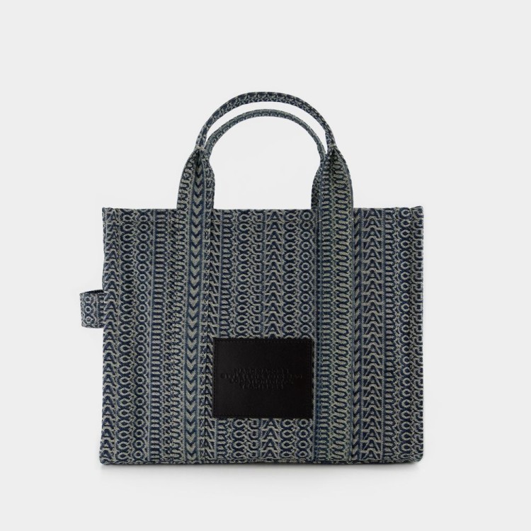Marc Jacobs The Medium Tote Bag - Cotton - Blue | THE LIST