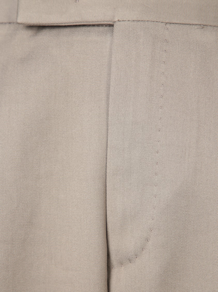 Pt Torino Beige Trousers With Front Pleat In Neutral