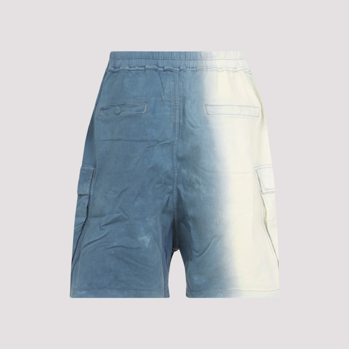 Shop Rick Owens Drkshdw Drkshdw By Rick Owens Toothpaste Degrade Blue Cargobela Shorts