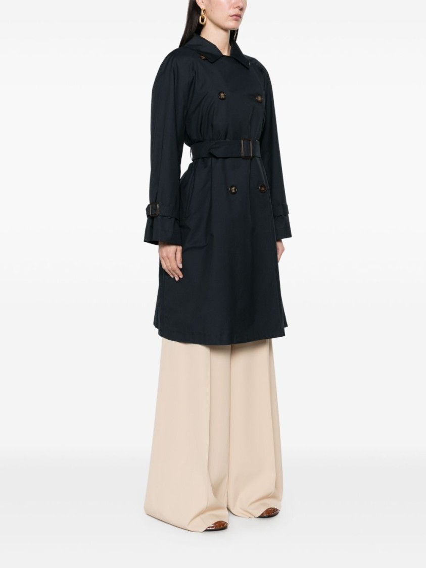 Shop Max Mara Double-breasted Trench Coat