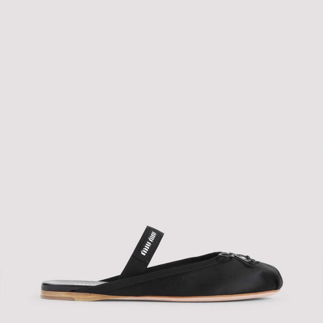 Miu Miu Black Viscose Mules