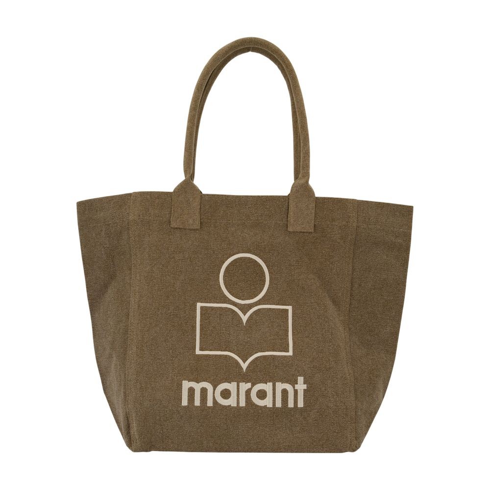 Isabel Marant Yenky Gz Shopper Bag - Cotton - Khaki