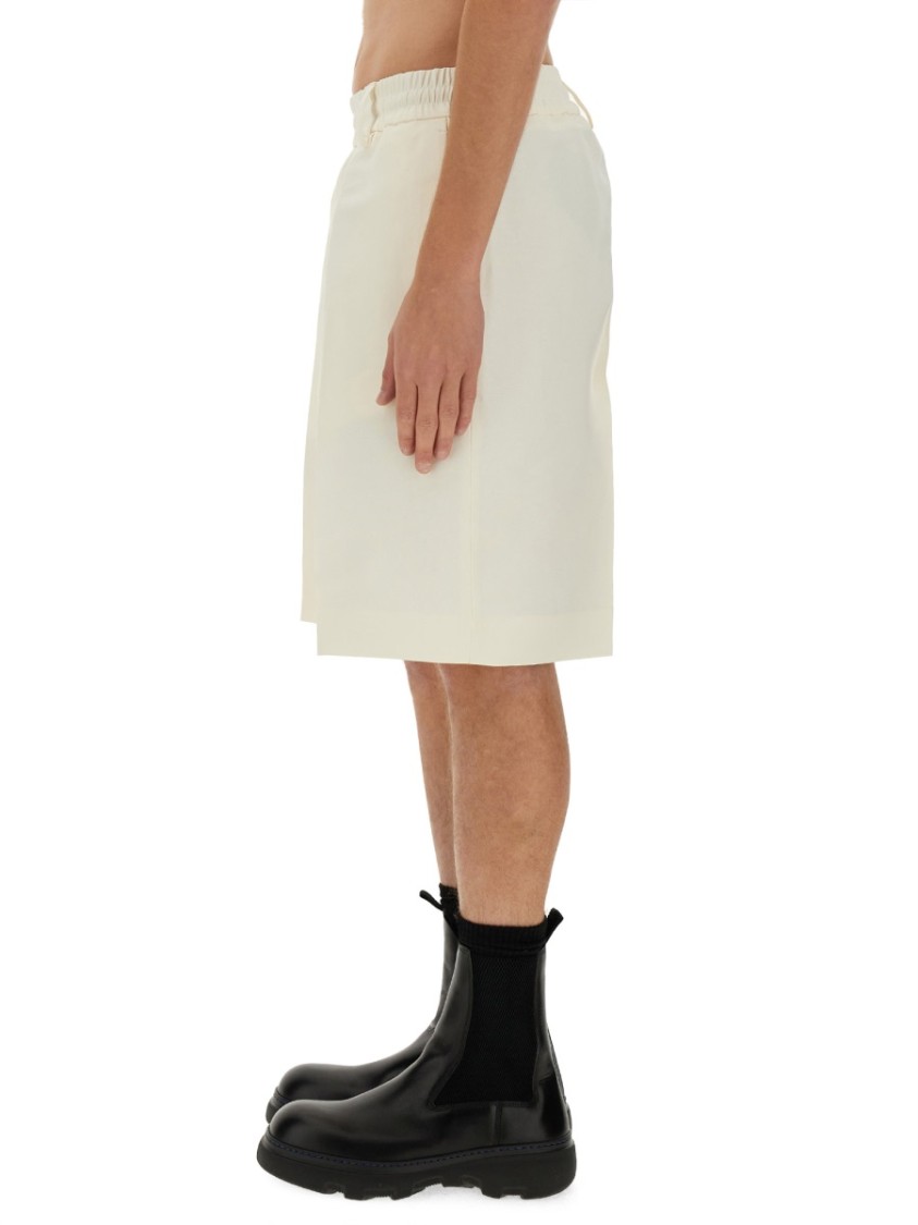 Burberry Tailored Bermuda Shorts In White