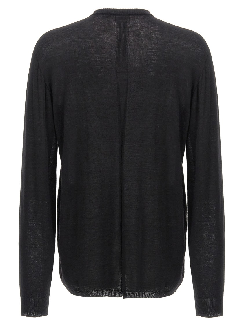 Rick Owens Oversized Level Sweaters And Cardigans Black In Black