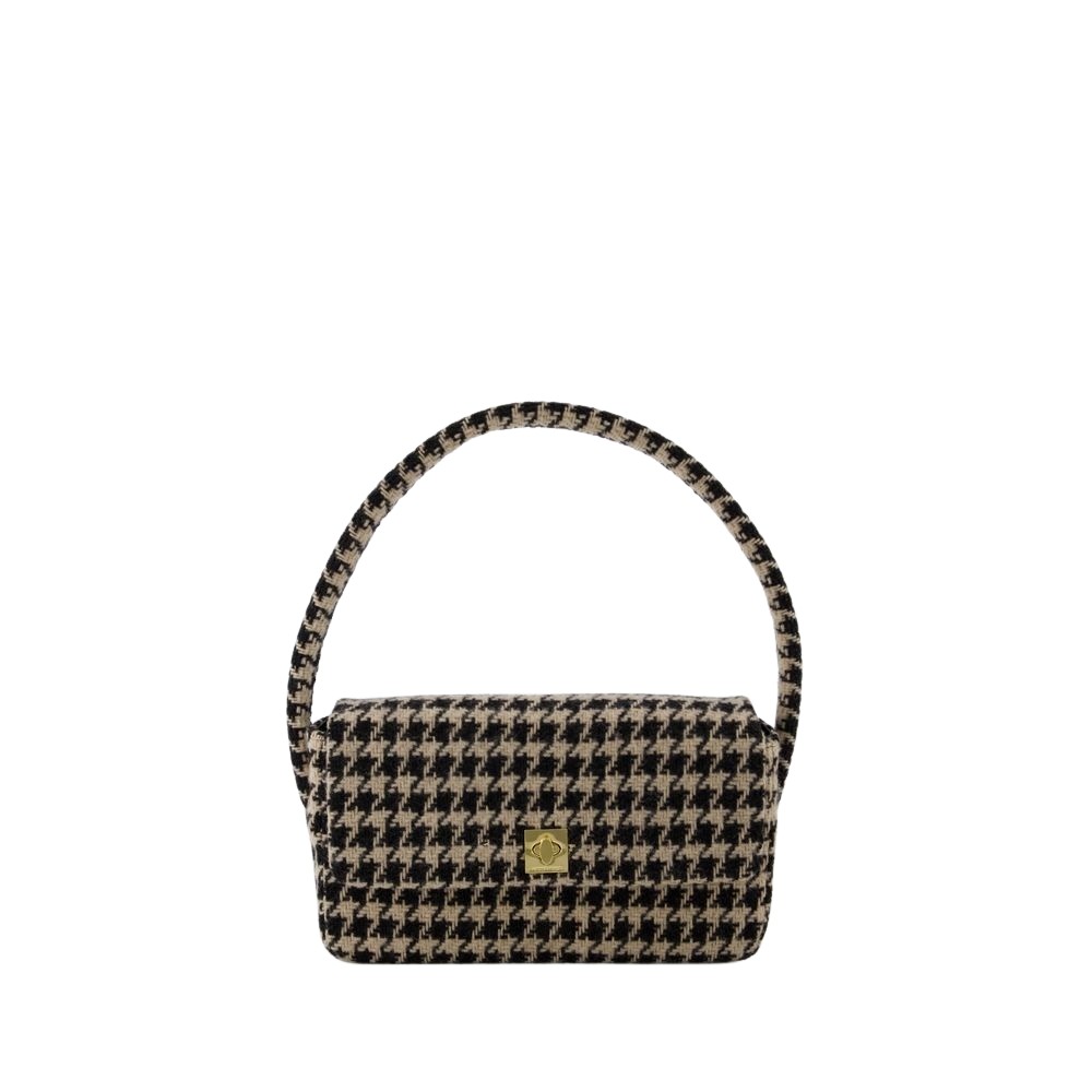 トートバッグ Anine Bing Nico Bag - Wool - Black Anine Bing Nico Bag - Wool - Black in Black | THE LIST