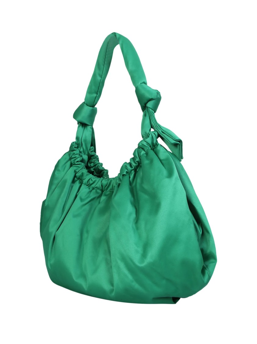 Ganni Passepartout Large Hobo Shoulder Bag In Green