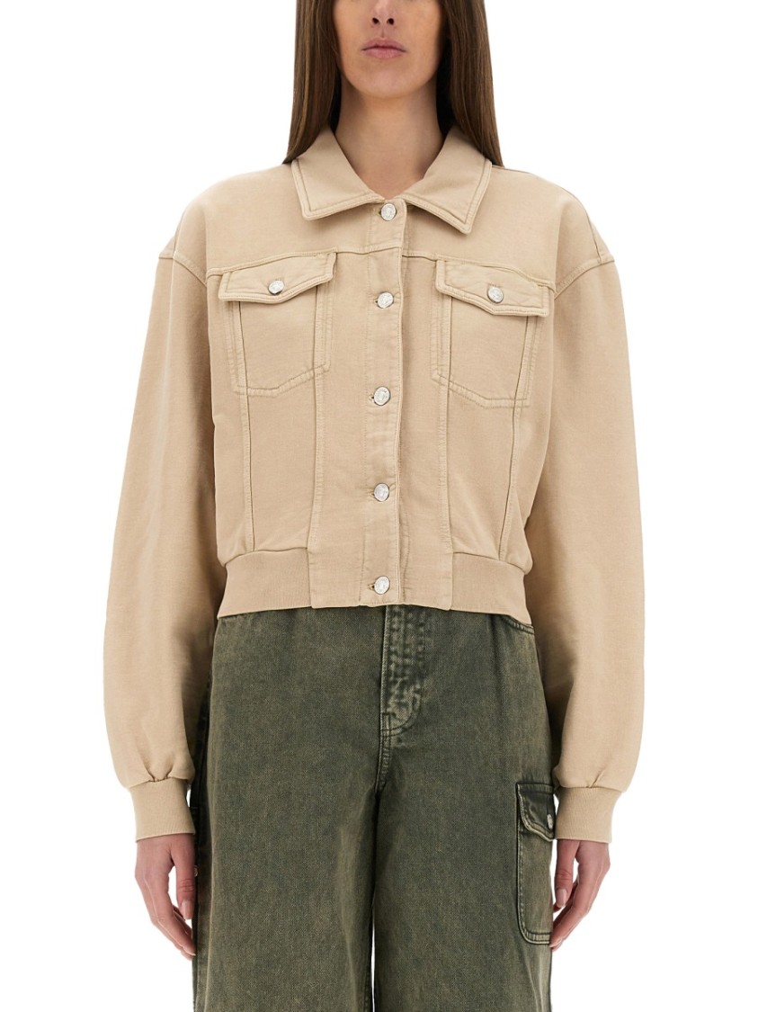 Moschino "urban" Jacket In Neutrals