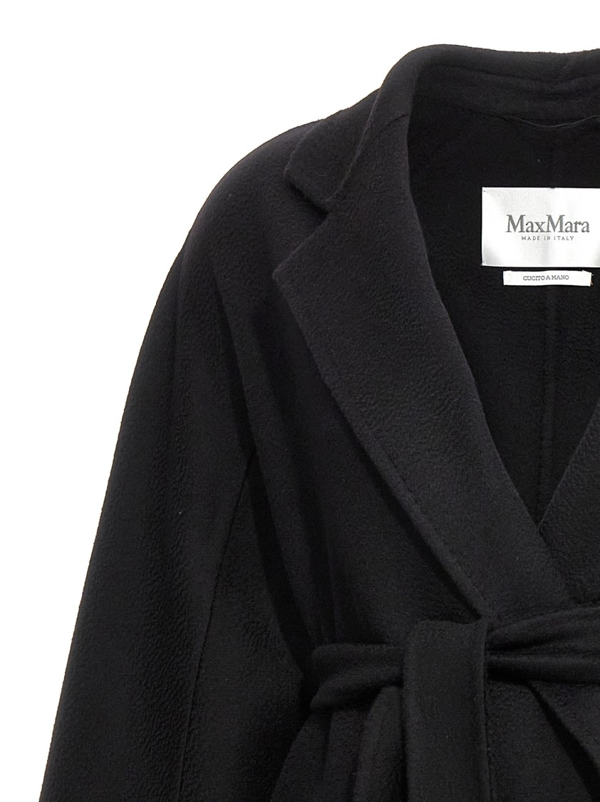 Max Mara Ludmilla' Coat In Black