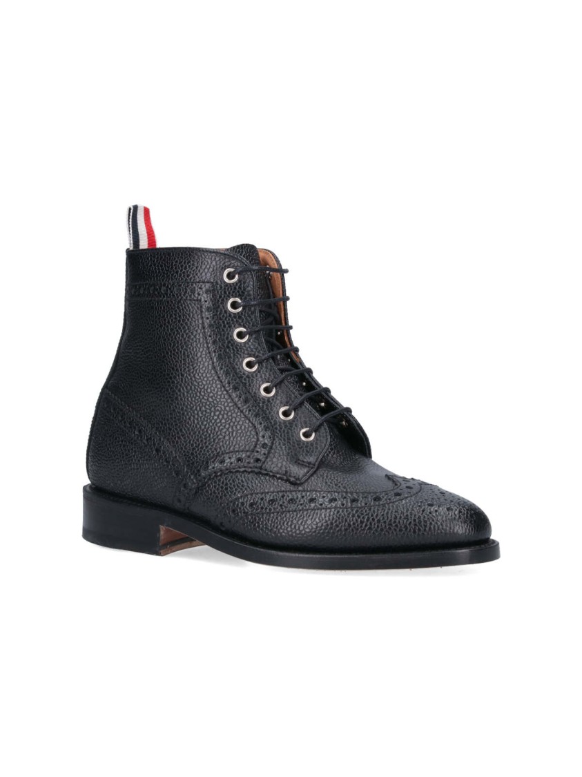 Thom Browne Boots In Black