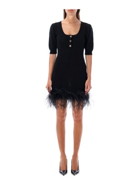 ワンピース ALESSANDRA RICH MINI DRESS VELVET DUCHESSE BOW Alessandra Rich Mini Dress Velvet Duchesse Bow | THE LIST