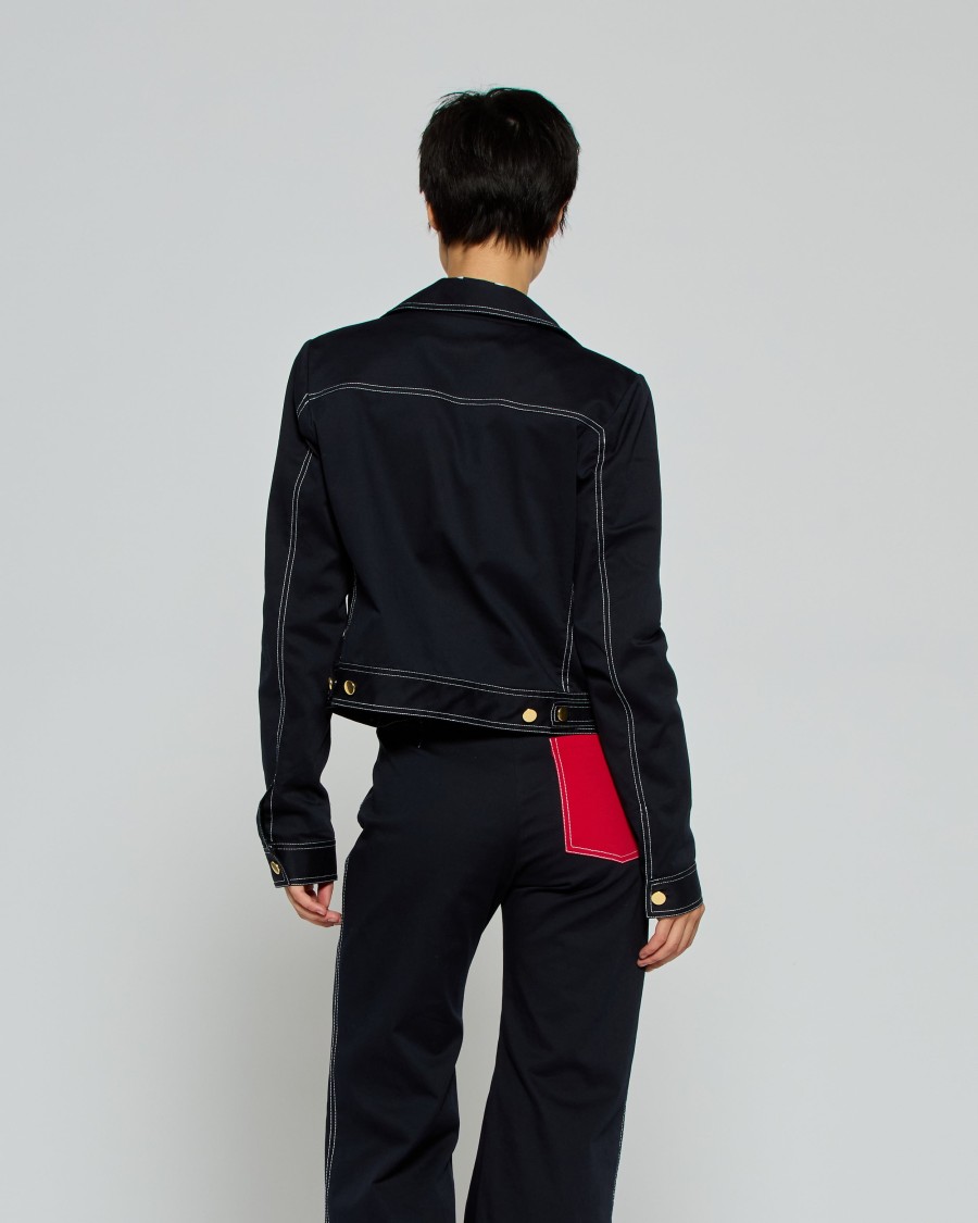Serena Bute Cargo Jacket '25 - Navy
