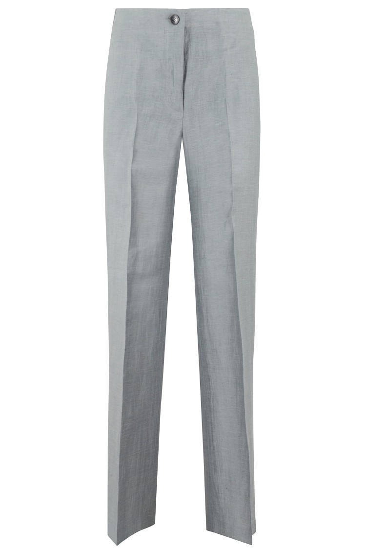 Seventy Knitwear Trousers With Elastic Back In Grey