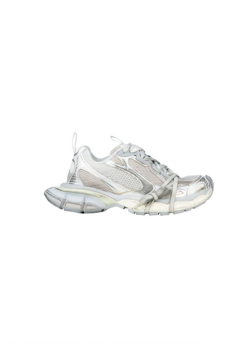 Balenciaga 3xl Mesh Summer Sneakers Shoes In White