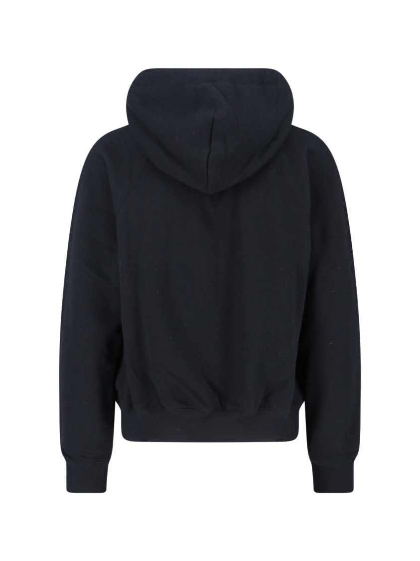 Polo Ralph Lauren Hooded Knitwear Drawstring Detail In Animal Print