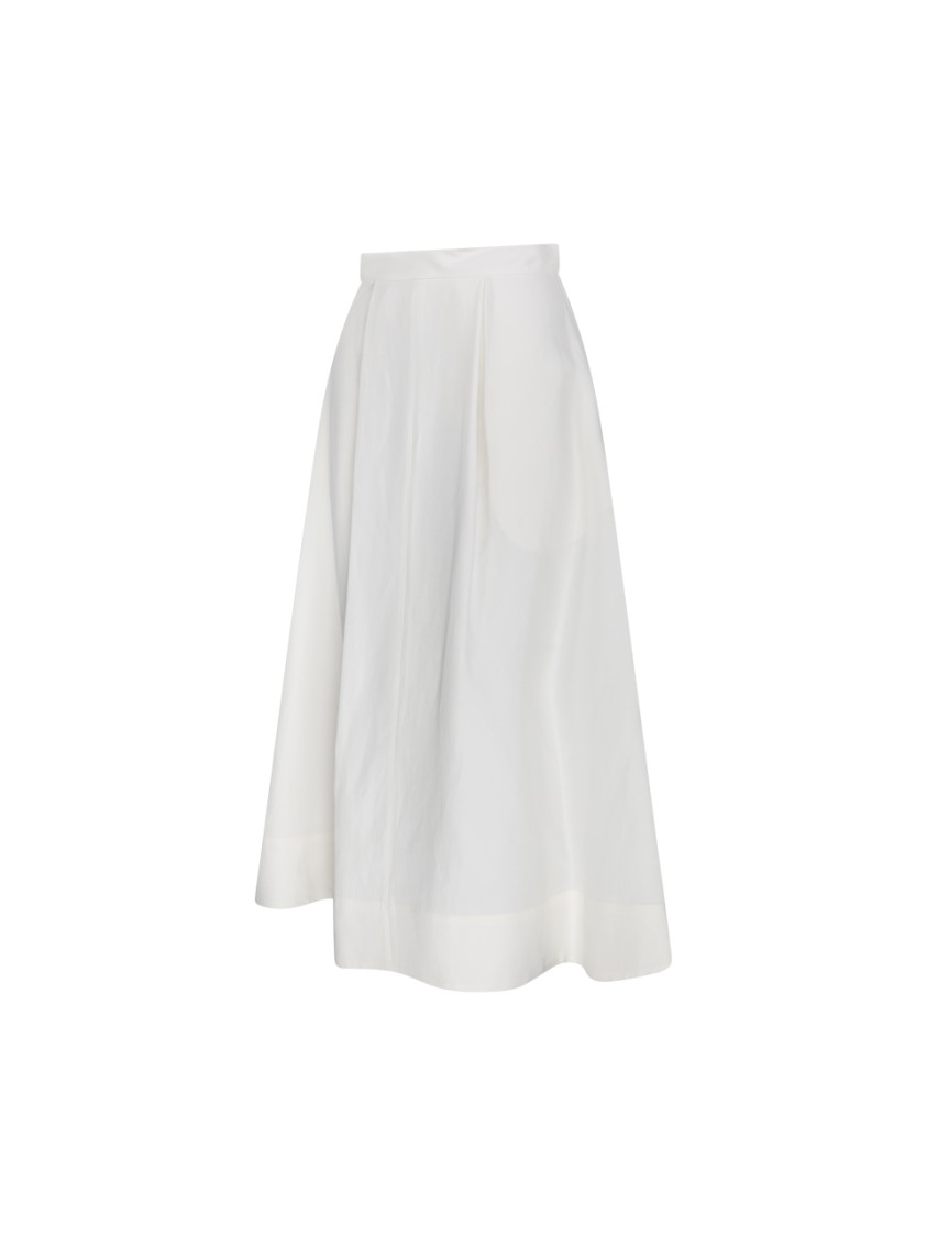 P.A.R.O.S.H PAROSH A-LINE SKIRT WITH FITTED WAIST