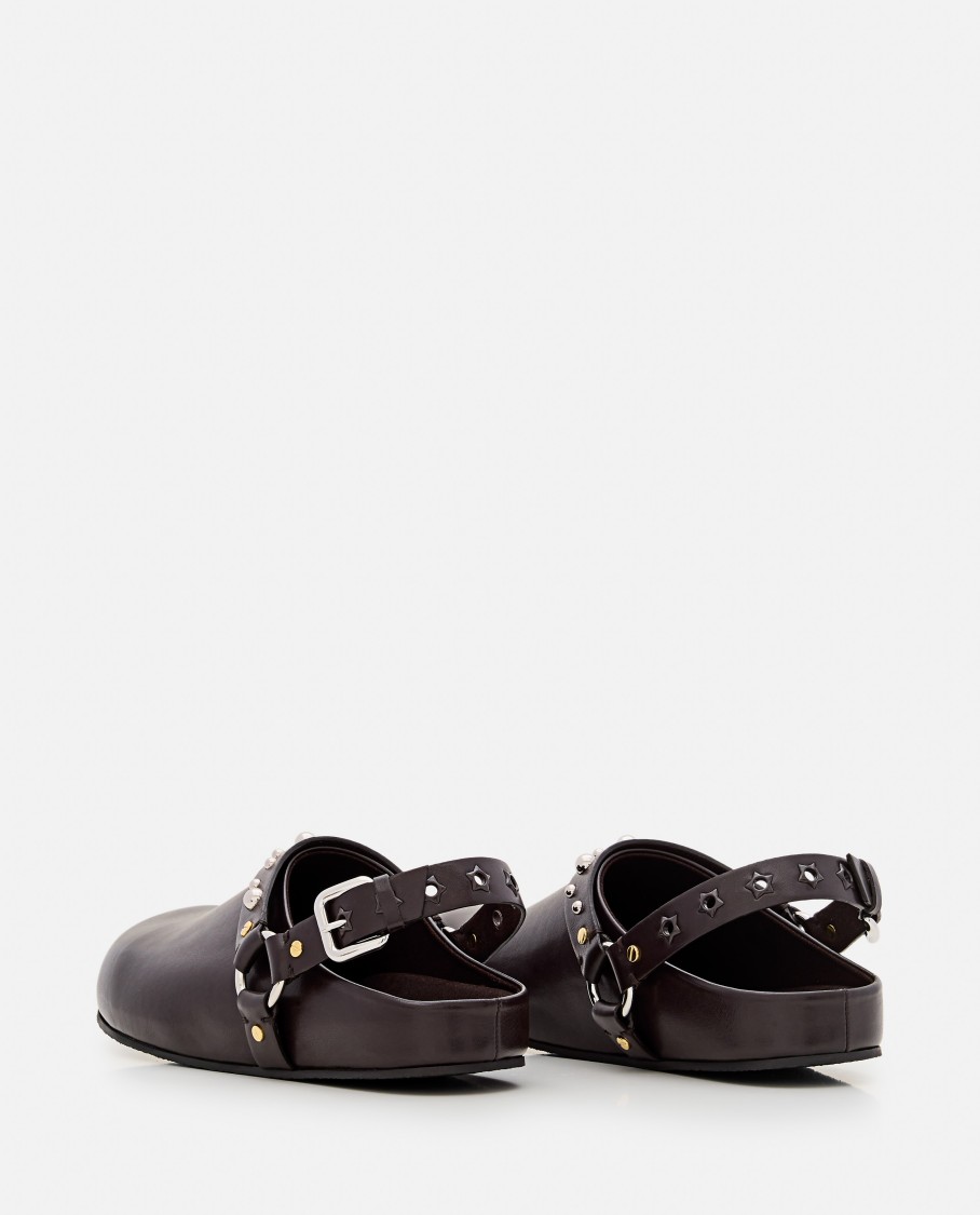 Stella Mccartney Elyse Alter Mat Slippers W/studs