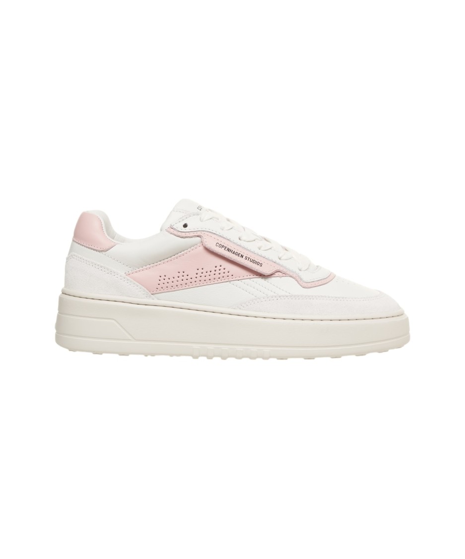 Copenhagen Sneakers 'cph89' With Chic Pink Hue In White