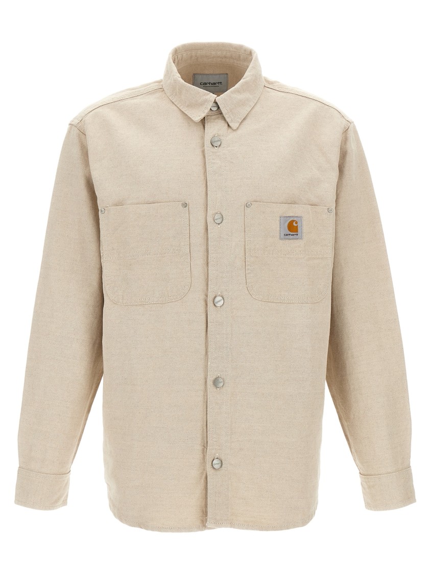 Carhartt Wip 'walter' Overshirt In Gray