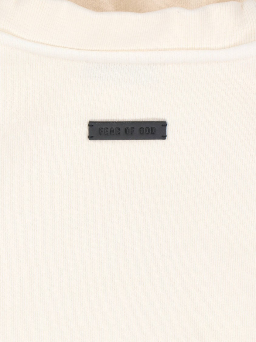 FEAR OF GOD FEAR OF GOD 8 CREWNECK SWEATSHIRT IN CREAM COTTON