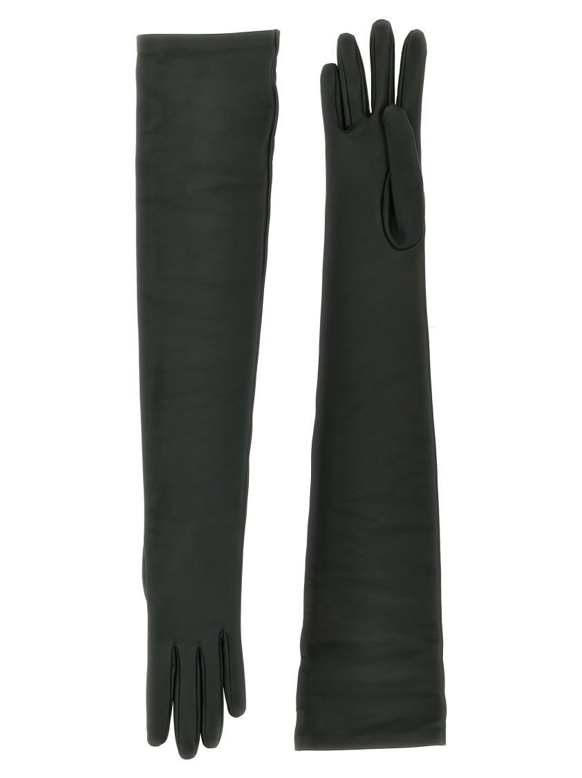 The Row 'simon' Gloves In Green