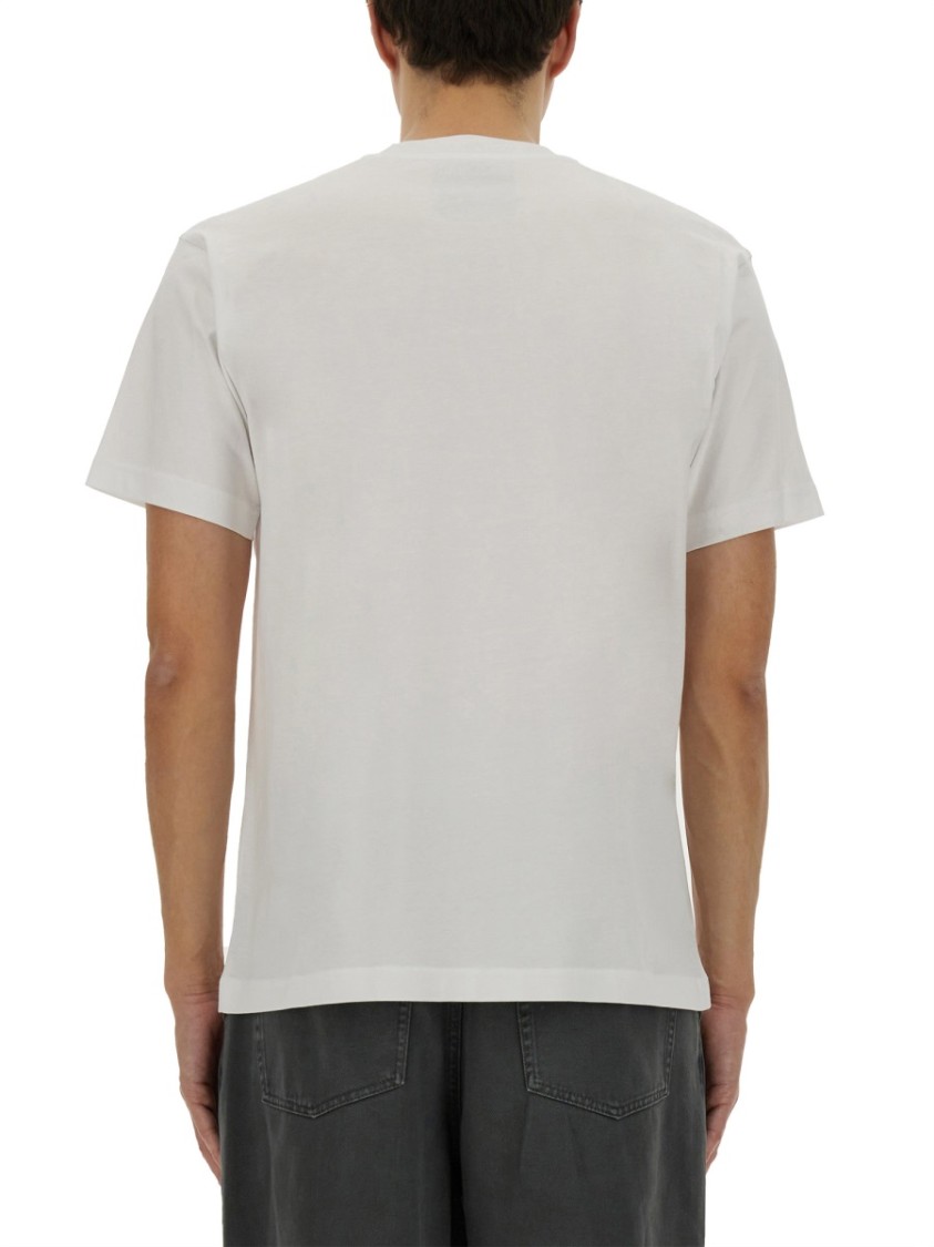 Shop Moschino "breakfast" T-shirt In White