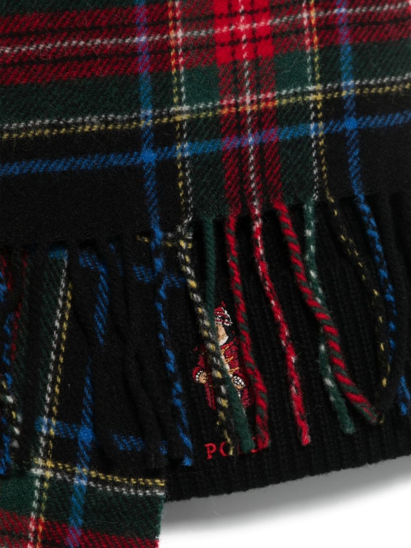 Polo Ralph Lauren Plaid Scarf And Beanie Gift Box Set In