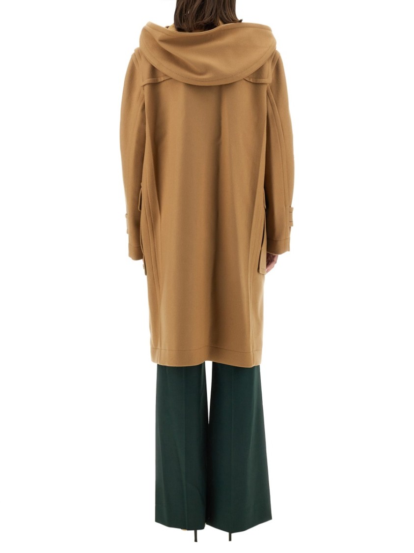 Shop Victoria Beckham Oversize Coat In Neutrals