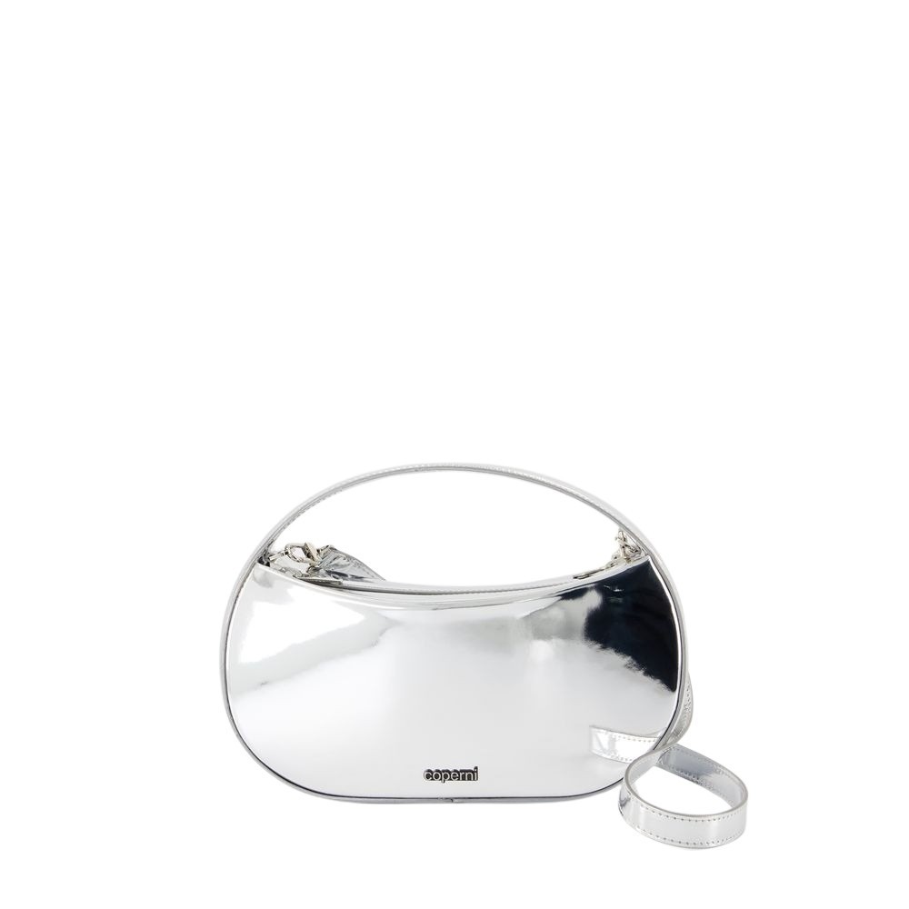 COPERNI COPERNI MINI SOUND SWIPE CROSSBODY - SYNTHETIC - SILVER