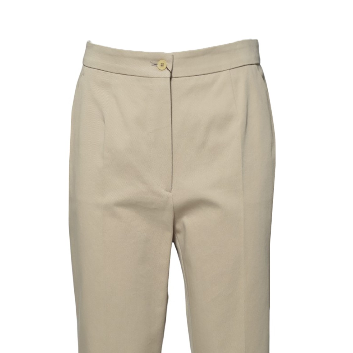 Shop Etro Beige Straight Trousers