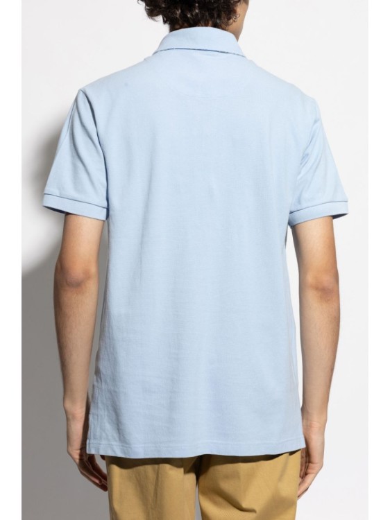 Etro Blue Polo Shirt With Classic Collar in Blue | THE LIST